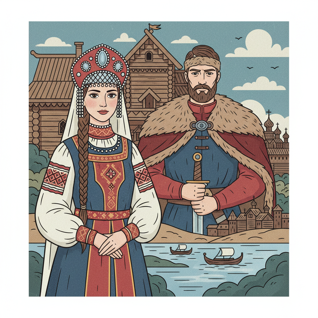 Шлюб з Ігорем і початок великої ролі — иллюстрация к статье «княгиня ольга біографія»