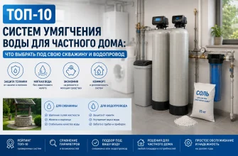 ТОП-10 систем умягчения воды для частного дома обзор и советы по выбору